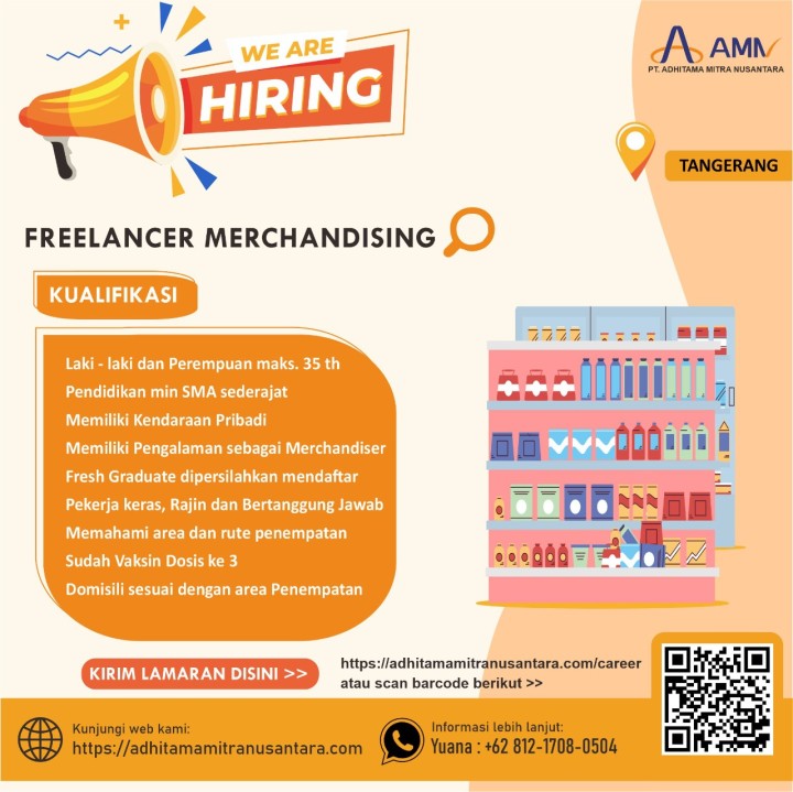 Lowongan Freelance Merchandiser di Tangerang