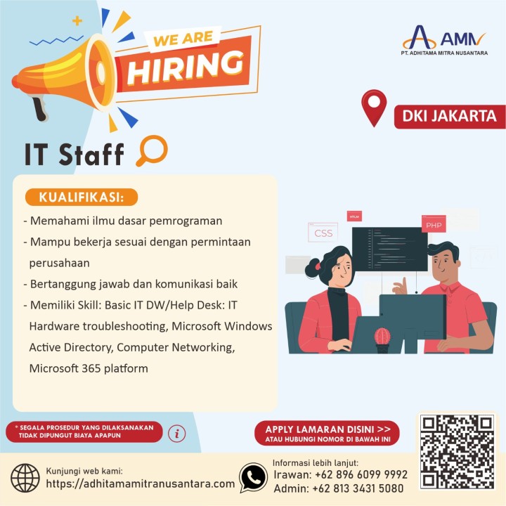 IT Staff di DKI Jakarta