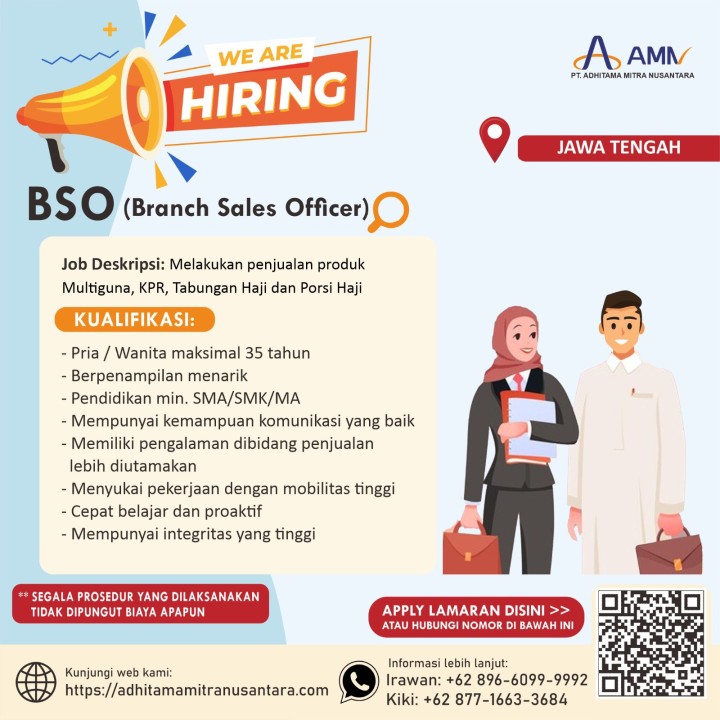 Branch Sales Officer (BSO) Jawa Tengah