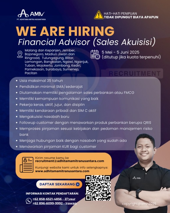 Financial Advisor (Sales Akuisisi)