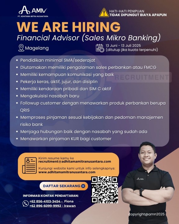 Financial Advisor (Sales Mikro Banking)