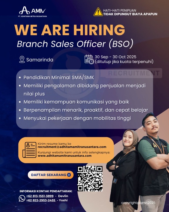 Freelance Branch Sales Officer