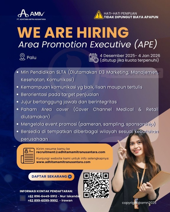 Area Promotion Executive