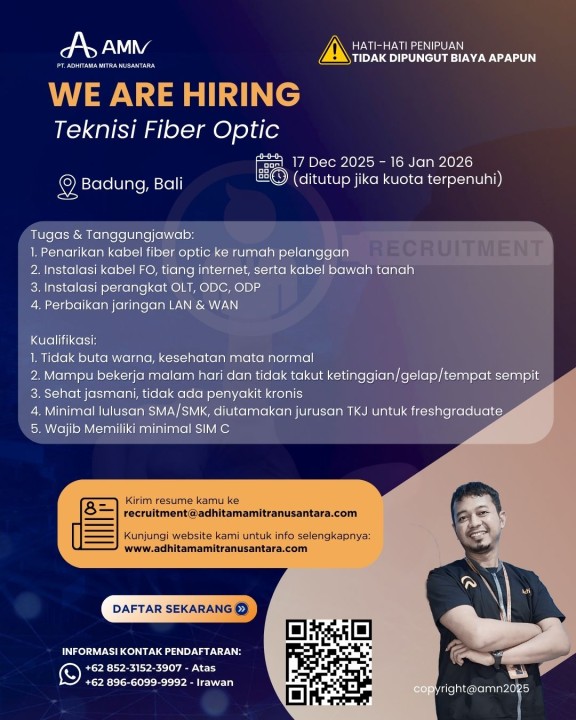 Teknisi Fiber Optic