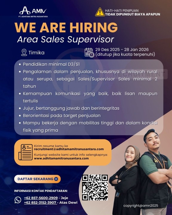 Area Sales Supervisor