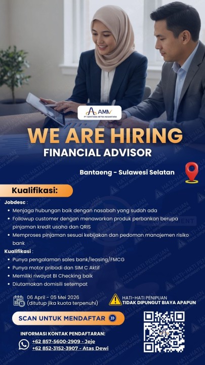 Financial Advisor (Sales Mikro Banking)