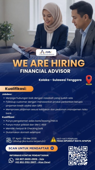 Financial Advisor (Sales Mikro Banking)