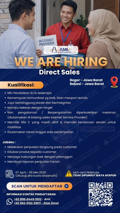 Direct Sales Provider Internet