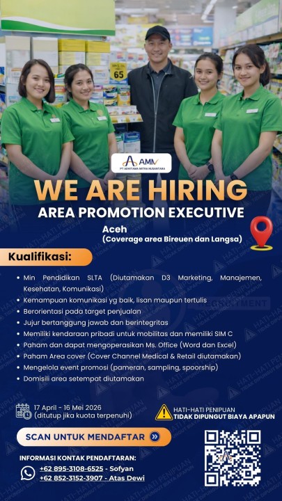 Area Promotion Executive