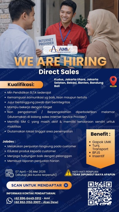 Direct Sales Provider Internet