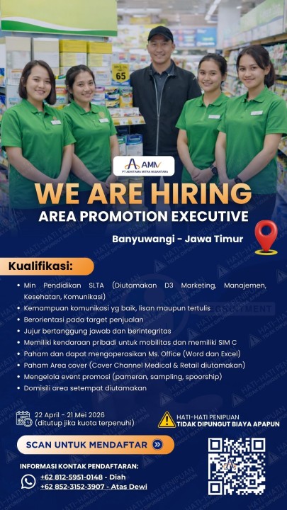 Area Promotion Executive