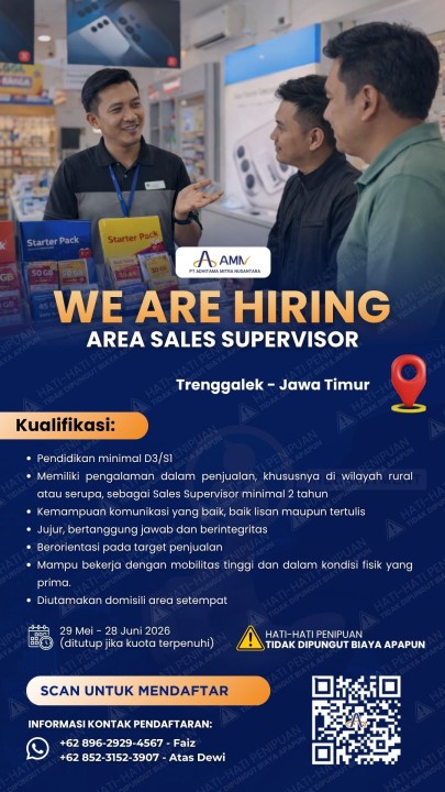 Area Sales Supervisor (RSE) Trenggalek
