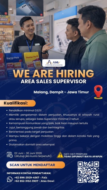 Area Sales Supervisor (RSE) Malang