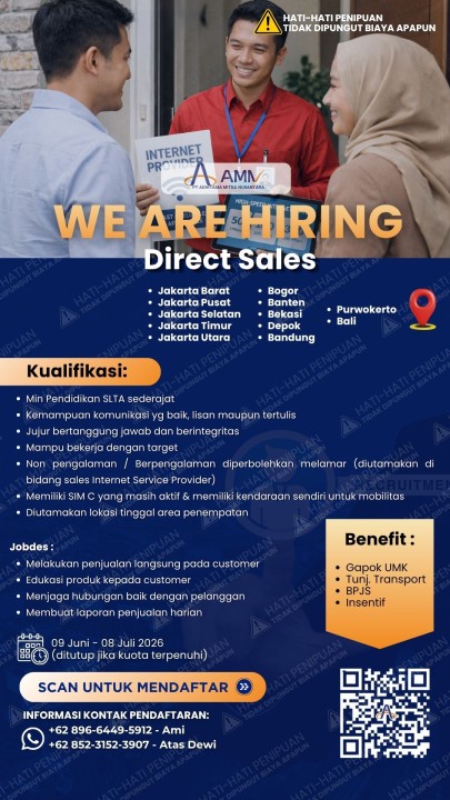 Direct Sales Provider Internet