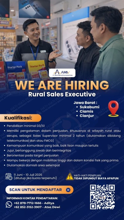 RURAL SALES EXECUTIVE (Jawa Barat)