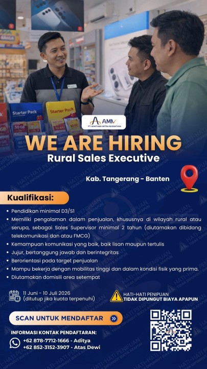 RURAL SALES EXECUTIVE - TANGERANG