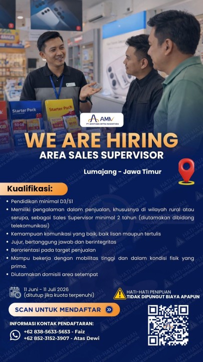 Area Sales Supervisor - Lumajang