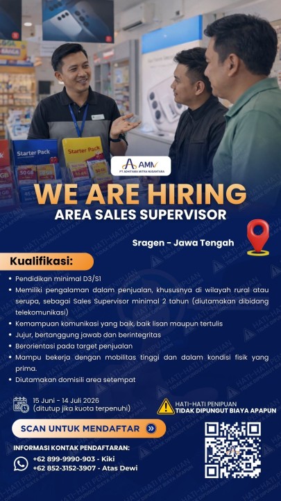 Area Sales Supervisor (RSE) Sragen