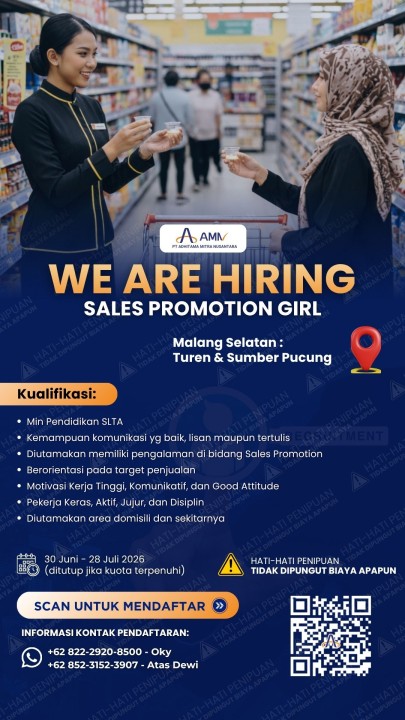 Sales Promotion Girl - Malang
