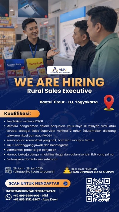 RURAL SALES EXECUTIVE (RSE) Bantul Timur