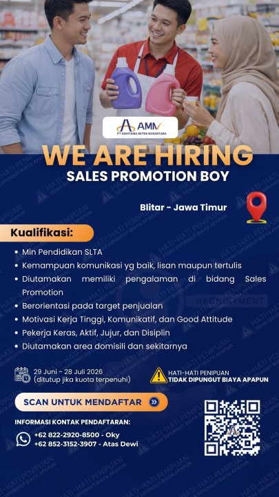 Sales Promotion Boy Blitar