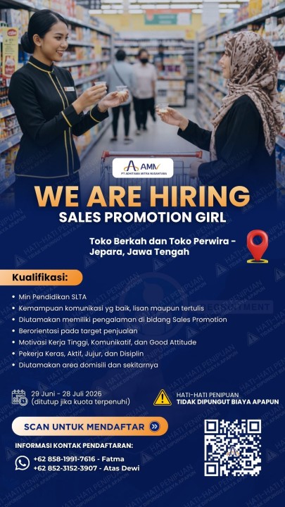 Sales Promotion Girl - Jepara