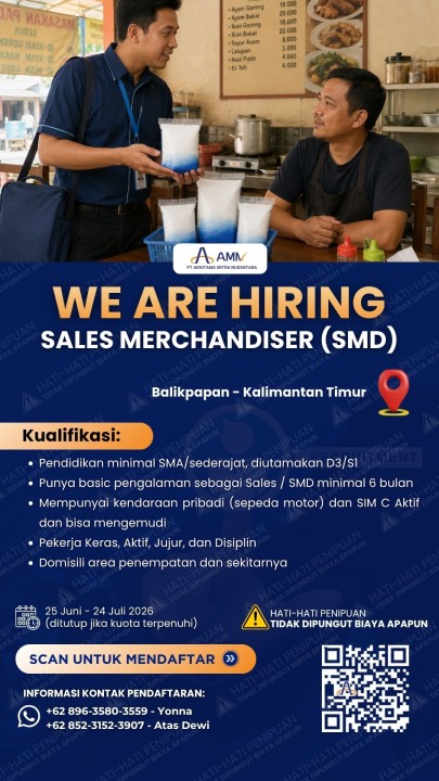 Sales Merchandising (SMD) - Balikpapan
