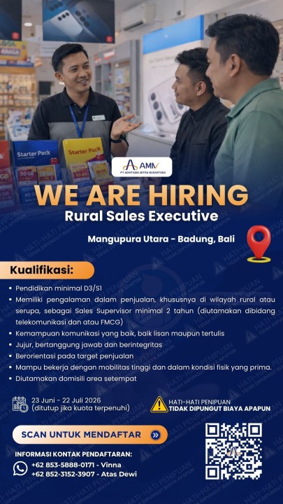 RURAL SALES EXECUTIVE (RSE) BALI