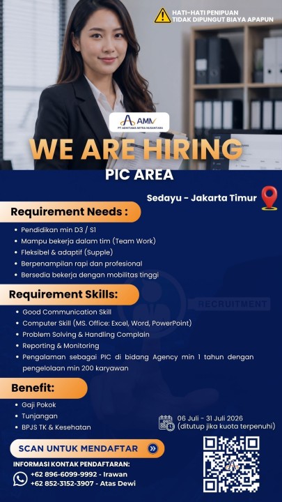 PIC (Person In Charge) - Jakarta