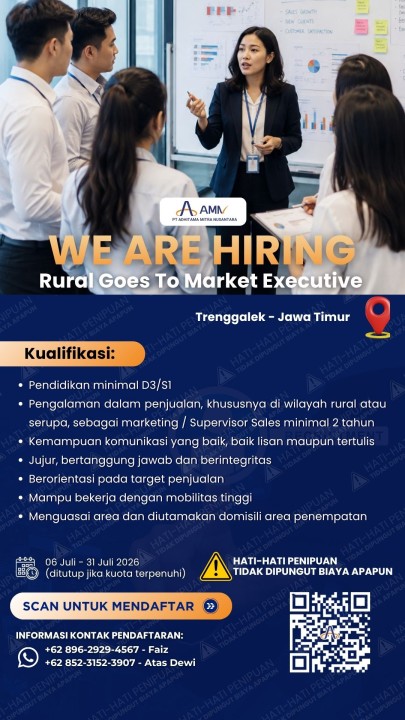 RURAL GTM EXECUTIVE (RGE) - TRENGGALEK