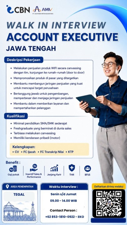 Account Executive CBN Tegal