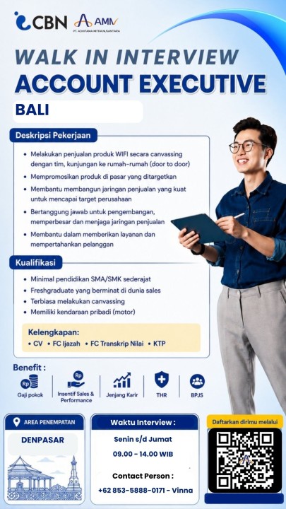 Account Executive CBN Bali