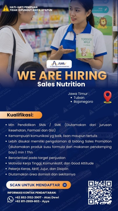 SPG Nutrisi area Tuban Bojonegoro