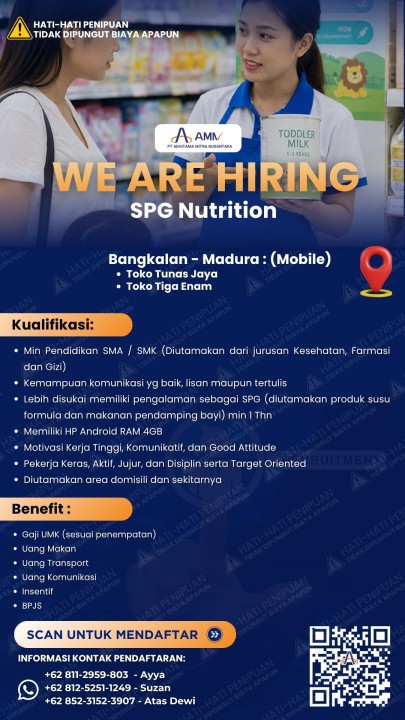 SPG Susu Formula area Bangkalan